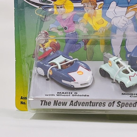 Speed Racer Micro Techs Set #4 Mach 5 Mobile 5 Cab Mobile 5 Trailer NEW - Picture 4 of 12